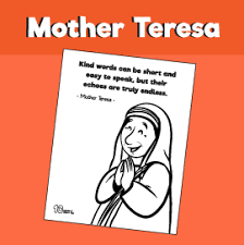 Search through 623,989 free printable colorings at getcolorings. Mother Teresa Quote Kind Words Coloring Page 10 Minutes Of Quality Time