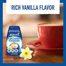 Coffee creamer (gay lea), 16g serving. Equal Cafe Coffee Creamers French Vanilla Low Calorie Coffee Creamer 1 62 Ounce Pack Of 6 Amazon Com Grocery Gourmet Food