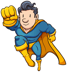 Black And White Superhero Clipart Captain Housekeeper Superhero Clipart Free Clip Art Clipart Black And White