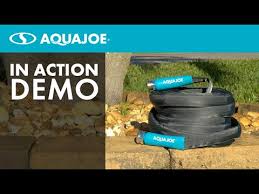 Maybe you would like to learn more about one of these? Ajfjh Pro Aqua Joe Flexible Kink Free Fiberjacket Garden Hose With Metal Fittings Live Demo Youtube