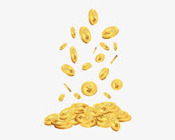 Silver number 2021 with bitcoin sign. Gold Coin Rain Vector Gold Coins Falling Clipart 435x600 Png Download Pngkit