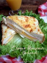 Croque Monsieur Bechamel Au Four Sauce Fromagere Mornay Recette Croque Monsieur Croque Monsieur Bechamel Bechamel
