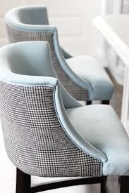 Ralph Lauren Houndstooth Backed Stools Island Chairs Upholstered Furniture Furniture