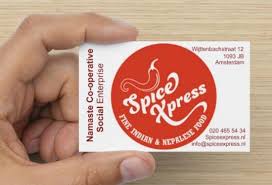 See the american express blue business cash™ card. Onze Business Card Picture Of Spice Express Amsterdam Tripadvisor