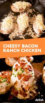 Cheesy Bacon Ranch Chicken Is The Perfect Keto Dinner Recipe Keto Recipes Dinner Easy Chicken Recipes Cheesy Bacon
