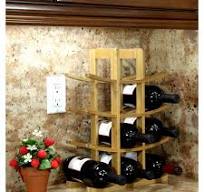 Eco-Friendly Bamboo Wine Rack - 4.0 - Elevate Wine Collection