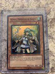 Yugioh Winda, Priestess of Gusto HA05-EN040 1st Edition Super Rare | eBay