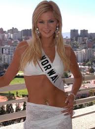 She was the favourite to win the crown. Katherine Sorland Miss Universe Norway 2004