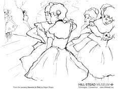 He is especially identified with the subject of dance; Hill Stead Coloring Pages Hill Stead Museum