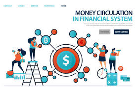 Download Money Circulation In Financial System Graphic By Setiawanarief111 Creative Fabrica PSD Mockup Templates