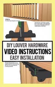 Easy To Follow Diy Louver Hardware Projects Using Flex Fence Louver Hardware System Build Pergolas Awnings G Privacy Walls Diy Pergola Kits Louvered Pergola