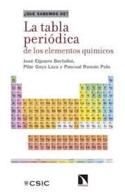 Por fin (con el pretexto de la investigación de la novela que estoy escribiendo) tuve tiempo de clavarme y averiguar cómo conseguir (¡gratis) ciertos libros (bien densos) que necesitaba. La Tabla Periodica De Los Elementos Quimicos Ebook Jose Elguero Bertolini Descargar Libro Pdf O Epub 9788400104672
