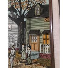 How much does hargrove paintings cost? Original H Hargrove Schoolhouse W Children Oil Painting Chairish