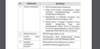 Menerusi idana terenganu bantuan persekolahan; Pendapatan Kasar Rm3000 Ke Bawah Layak Bantuan Rm100 Pendidik2u
