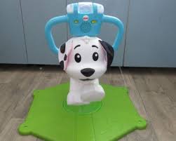Zebre Sauteur Jouet Zebre Tourni Rebond Rose Petit Chien Tourni Rebond  Fisher Price TBE Jeux Jouets