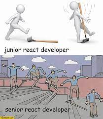 As a junior, you're not considered to be in a position to liaise with customers or gather requirements. Junior React Developer Vs Senior React Developer Comparison Rake Fail Starecat Com