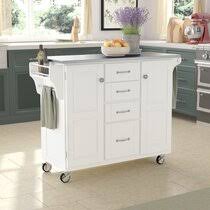 Steel kitchen island cart quartz tops center. Stainless Steel Kitchen Islands Carts You Ll Love In 2021 Wayfair