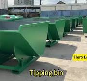 Forklift Attachment Self-Dumping Bin Tipping Bin - Tipping ...