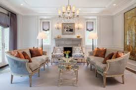 The focal point of a. Elegant Formal Living Room With Relaxed Roman Shades American Traditional Living Room Chicago By Dezign Sewing Inc Houzz