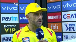 Dhoni played all around rashid khan's googly to reduce csk to. M18 Csk Vs Kxip Faf Du Plessis Interview