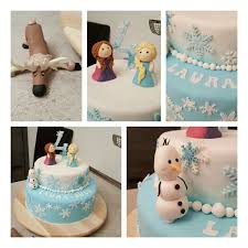 Frozen Torte Eiskonigin Torte Fondanttorte Elsa Anna Sven Olaf Eiskonigin Torte Eisprinzessin Tortendeko