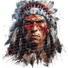 12 x clipart guerrier amérindien, clipart indiens rouges, clipart aquarelle  imprimable, art mural, travaux manuels en papier, téléchargement numérique,  journaux indésirables