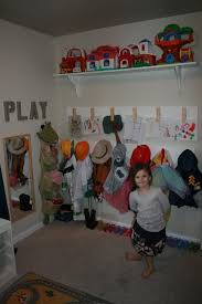 Bloom Dress Ups Tips From Bloom Guest Kerstin Mcfeely Childrens Playroom Playroom Displaying Kids Artwork