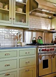 Pin By Laina Taylor On 1910 Foursquare Eco Friendly Kitchen Cabinets Kitchen Tiles Design Green Kitchen Cabinets