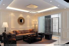 Kalp tavan yapımı alçıpan yatak odasi, alcipan figurlari. Oturma Odasi Icin Modern Asma Tavan Ev Dekorasyonu