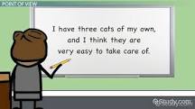 Image result for what is objective treatment in writing