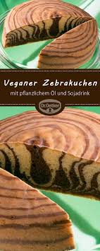 Veganer Zebrakuchen Rezept Zebrakuchen Veganer Kuchen Vegan Backen
