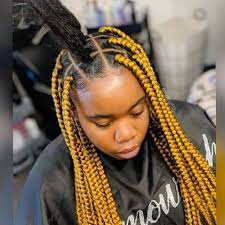 Lovely Colour The Process Follow Nigerianhairstyles Amourjah For More Protectivestyles Braided Hairstyles Box Braids Styling Jumbo Box Braids