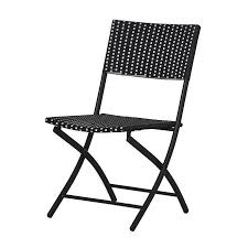 Parisian Wicker Folding Chair In Black White Bed Bath Beyond In 2020 Folding Chair Wicker Outdoor Wicker Furniture