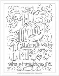 I Can Do All Things Coloring Page Bible Coloring Pages Bible Coloring Scripture Coloring