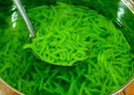 1 bunch leaves fried / suji 150 grams of rice flour 700 ml water 1 tablespoon flour starch / tapioca 1 tablespoon whiting . Resep Cendol Alami Yang Mantap