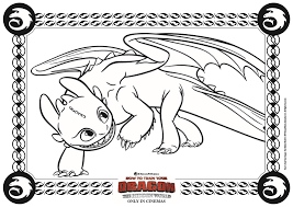 The night fury and the light fury: Toothless Coloring Page How To Train Your Dragon 3 Mama Likes This