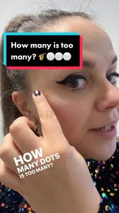 How many dots is too many? #leahsax#makeup#funny#fyp