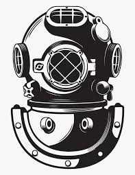 Transparent Scuba Dive Clipart Commercial Diver Helmet Sticker Free Transparent Clipart Clipartkey