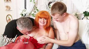 AGEDLOVE Mature Lady Amber Vixxxen Savoring Threesome Hardcore Fuck With  Chris Cobalt and Marc Kaye