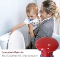Amazon.com: Pulsador de botón de inodoro, botones redondos para tanque de  inodoro, llamativo botón de descarga del inodoro, botón de inodoro a ...