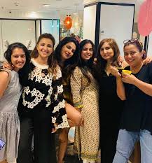 They were seen chilling on a yacht on the beach. When Isha Ambani Priyanka Chopra Parineeti Chopra Made Ice Cream At Home