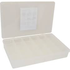 The 12 compartment storage box is up to the organizing task. Buy Large Plastic Organiser Storage Case With 24 Compartments