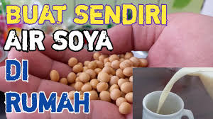 Assalamulaikum dan salam sejahterainsyahallah menjadiresepi2 cawan kacang soya dan 1 jug air selamat mencuba#cubamasak #puasa2020 #insyaallahmenjadi. Cara Buat Air Soya Sendiri Di Rumah Youtube
