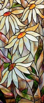 Glass flowers for sale cheap. Daisys By David Kennedy Daisys Glass Art Daisys Fine Art Prints And Posters For Sale Stained Glass Quilt Faux Stained Glass Stained Glass