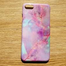 New Wholesale Glossy Purple Marble Case Cotton Candy Marble Phone Case Moonstone Cases