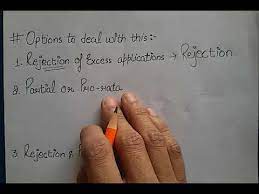 5 Oversubscription Of Shares Pro Rata And Rejection At Premium Discount By Jolly Coaching Youtube