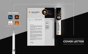 The difference between a cover letter & writing sample. Free Format Cv Creative Design With Cover Letter For Job Resume Template Free Resumes Templates Pixelify Net