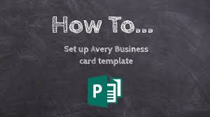 Select corresponding avery business cards templates from list. How To Use Avery Business Card Pre Punched Cards Avery 8371 Youtube