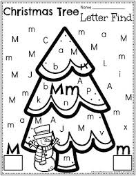 Christmas worksheets for preschool, kindergarden, first grade and second grade. Letter Find Christmas Planning Playtime