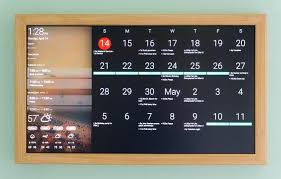 24 Digital Wall Display Smart Screen Wifi Calendar Etsy In 2020 Digital Wall Wall Display Smart Home